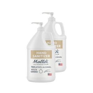 Hand Sanitizer, 1 Gallon, Fragrance Free, PK-2, With Pump for Dispenser