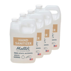 Hand Sanitizer, 1 Gallon, Fragrance Free, PK-4